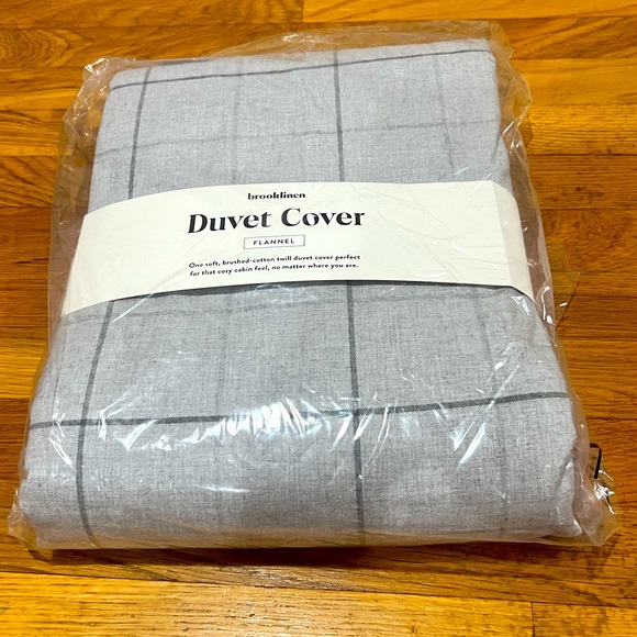 Brooklinen Bedding Brooklinen Duvet Cover Flannel Size Fullqueen Poshmark